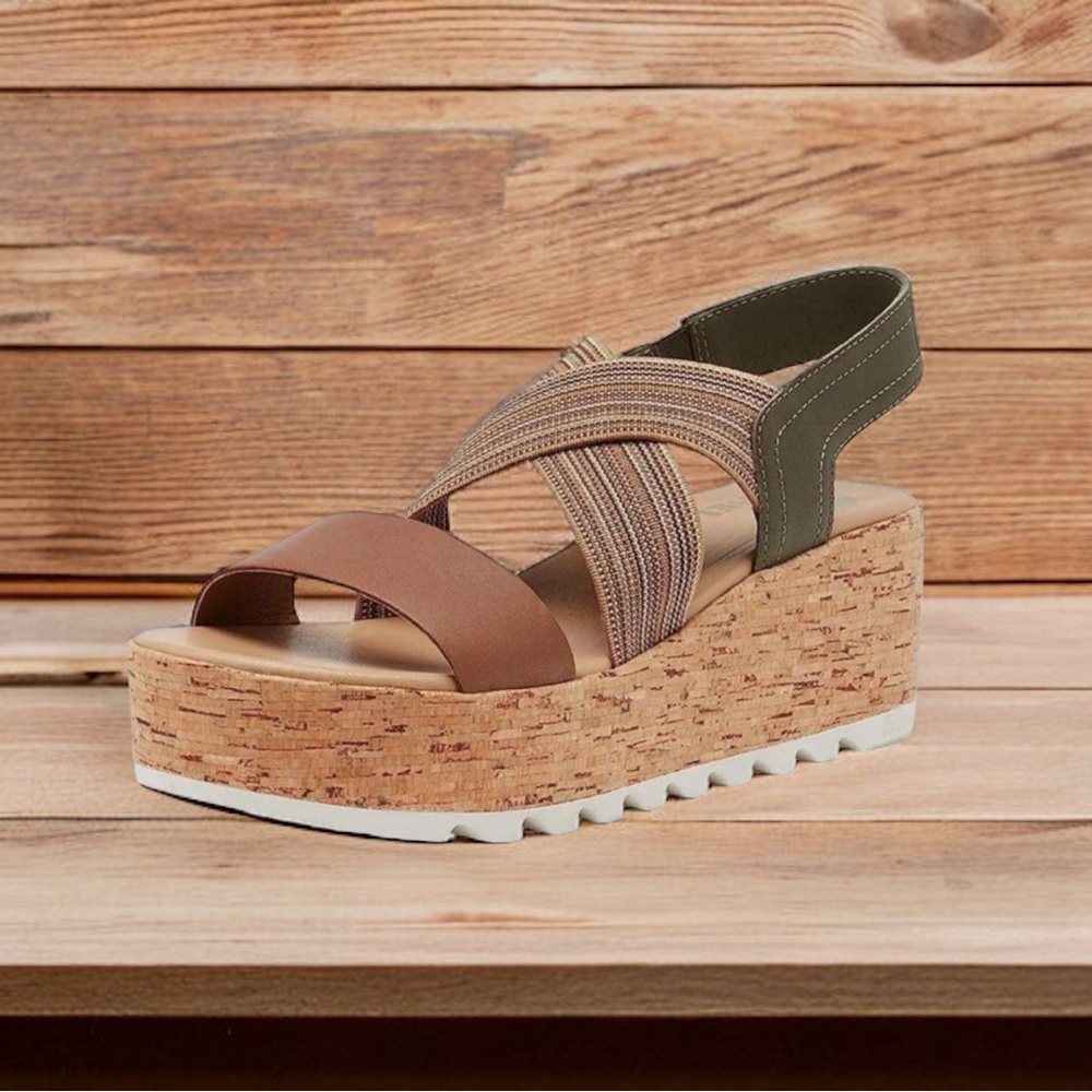 Sorel Cameron Flatform Wedge Sandal 8